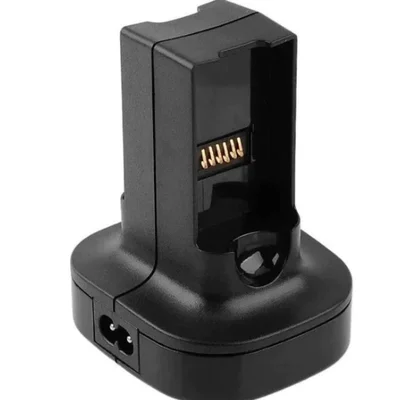 Carregador Base Dock Duplo Compativel XBOX 360 Com 2 Baterias