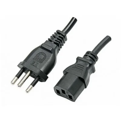 Cabo De Forca PC/fonte 10 Amp 3x0,75 1.2m