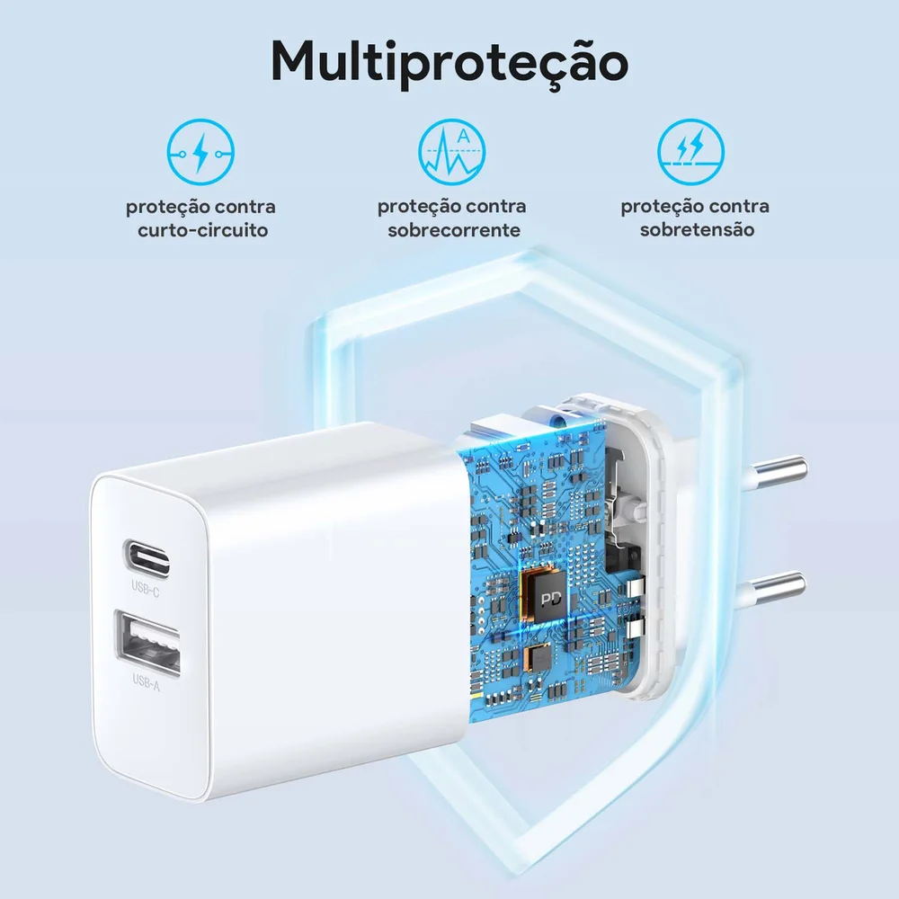 Imagem 3 de 4 do produto Carregador Super Rápido Para Iphone 16 Pro