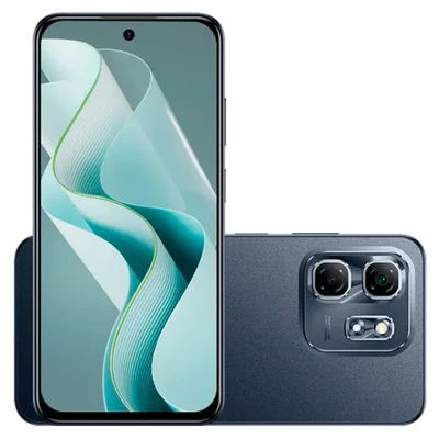 Smartphone Infinix Hot 50i 4gb Ram 256gb 4g Câmera Dupla 48mp+ Selfie 8mp Nfc 5000mah 6,7” 120hz - Preto Obsidiana