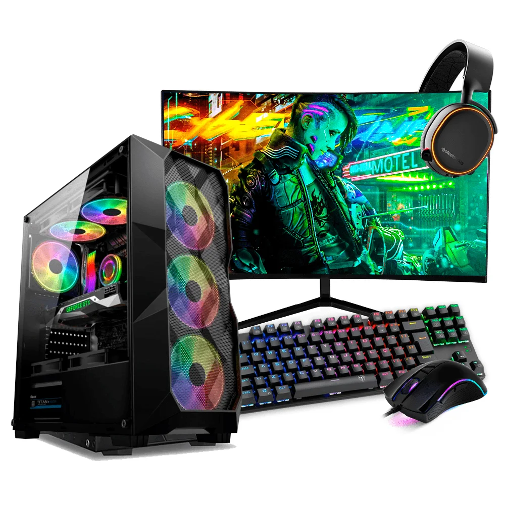 PC Gamer Completo Ryzen 5 5500, RTX 3050, 16gb Ddr4, SSD 480GB, 600w 80 Plus, PC5502-E