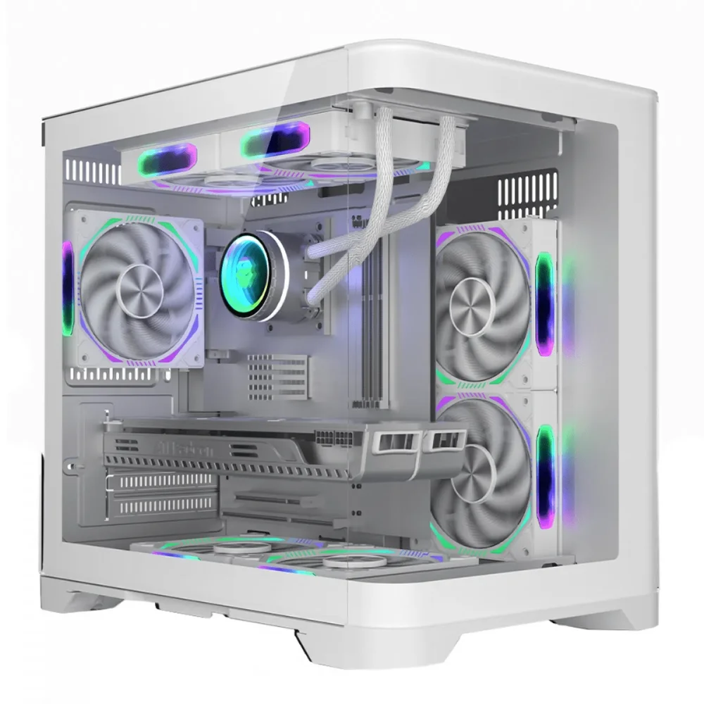PC Gamer Completo Ryzen 5 5500, Rx 6600, 16gb Ddr4, SSD Nvme 500gb, 600w 80 Plus, PCcrv32-e