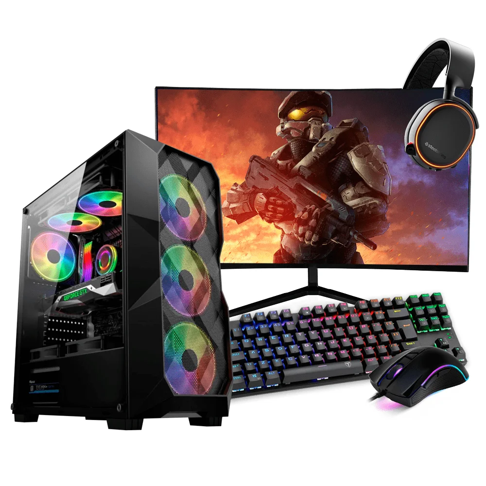PC Gamer Completo Ryzen 5 8500g, 16gb Ddr5, SSD 480GB, 500w 80 Plus, Mesh014-e