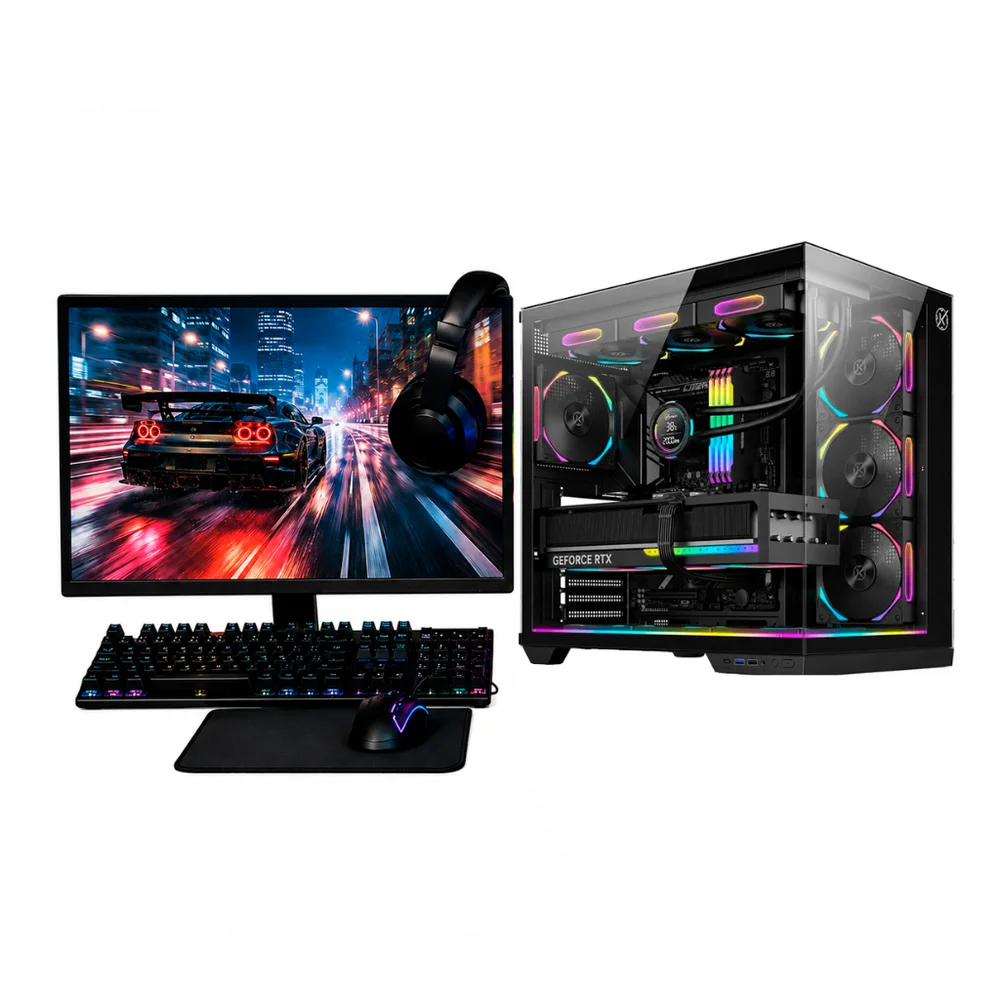 PC Gamer Completo Intel Core i3 13100f, Rx 6600, 16gb Ddr5, SSD 480GB, 600w 80 Plus, Kmhh006-e