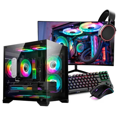 PC Gamer Completo Ryzen 5 5500, RTX 3060, 16gb Ddr4, SSD 480GB, 600w 80 Plus