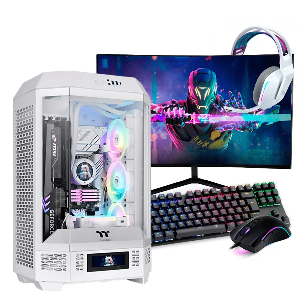 PC Gamer Completo Intel I7 14700f, RTX 4060, 16gb Ddr5 RGB, SSD Nvme 1TB, 750w 80 Plus, PCint04-e