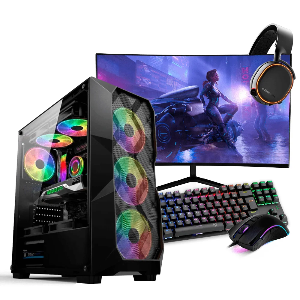 PC Gamer Completo Ryzen 5 5600g, 16gb Ddr4, SSD 480GB, 500w 80 Plus