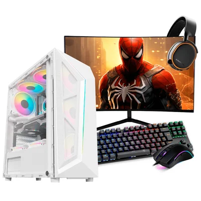 PC Gamer Completo Ryzen 5 5500, RTX 3060, 16gb Ddr4, SSD 480GB, 600w 80 Plus, PC5506-E