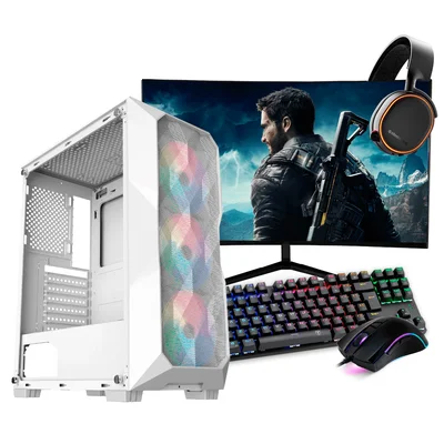 PC Gamer Completo Ryzen 5 8500g, 16gb Ddr5, SSD 480GB, 500w 80 Plus, Idctrlh3-e
