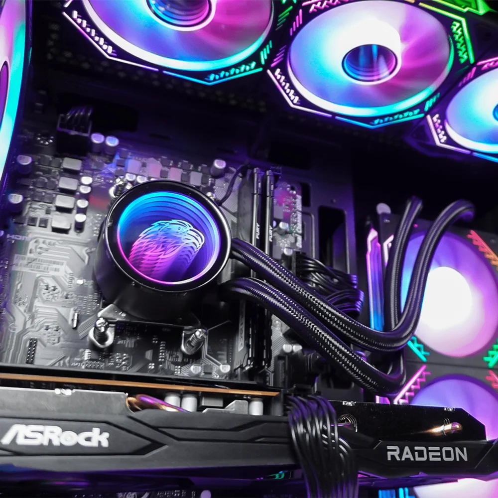 PC Gamer Completo Ryzen 5 5500, Rx 6600, 16gb Ddr4, SSD 480GB, 600w 80 Plus, Kmhh007-e - view 4