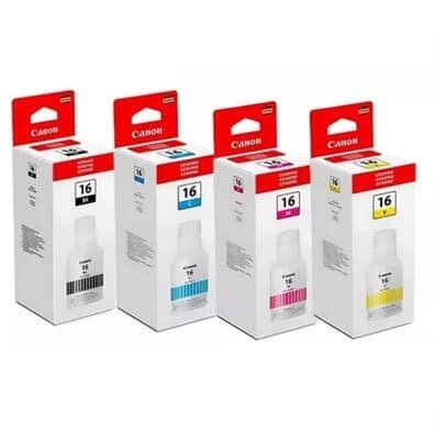 Kit C/4 Tinta Canon Gi16 Gx6010 Gx7010 Gx5010 4 Cores
