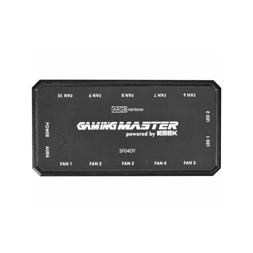 Imagem 5 de 5 do produto Kit Cooler K-mex ARGB Aasa 3 Coolers 120 Mm Com Controladora