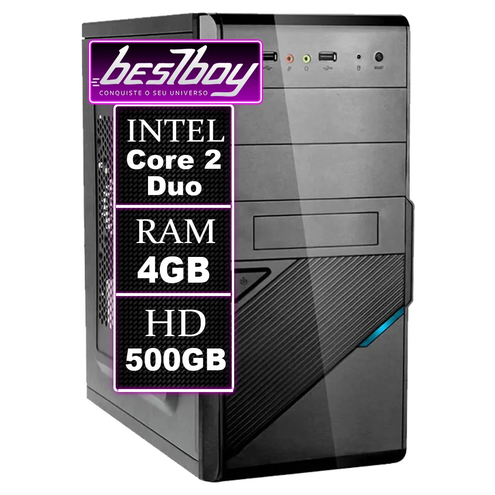 Imagem 1 de 3 do produto Computador Bestpc Core 2 Duo E7500 4gb Hd 500gb