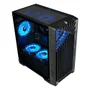 Gabinete Gamer Rise Mode X1 S/fan S/fonte Midtower Atx Vidro Temperado Preto - Rm-x1-01-fb