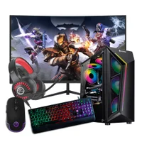 "Computador PC Gamer I9 11ª Geração 16gb Ram SSD 960gb RTX 3060 Monitor 23"" Curvo - Preto"