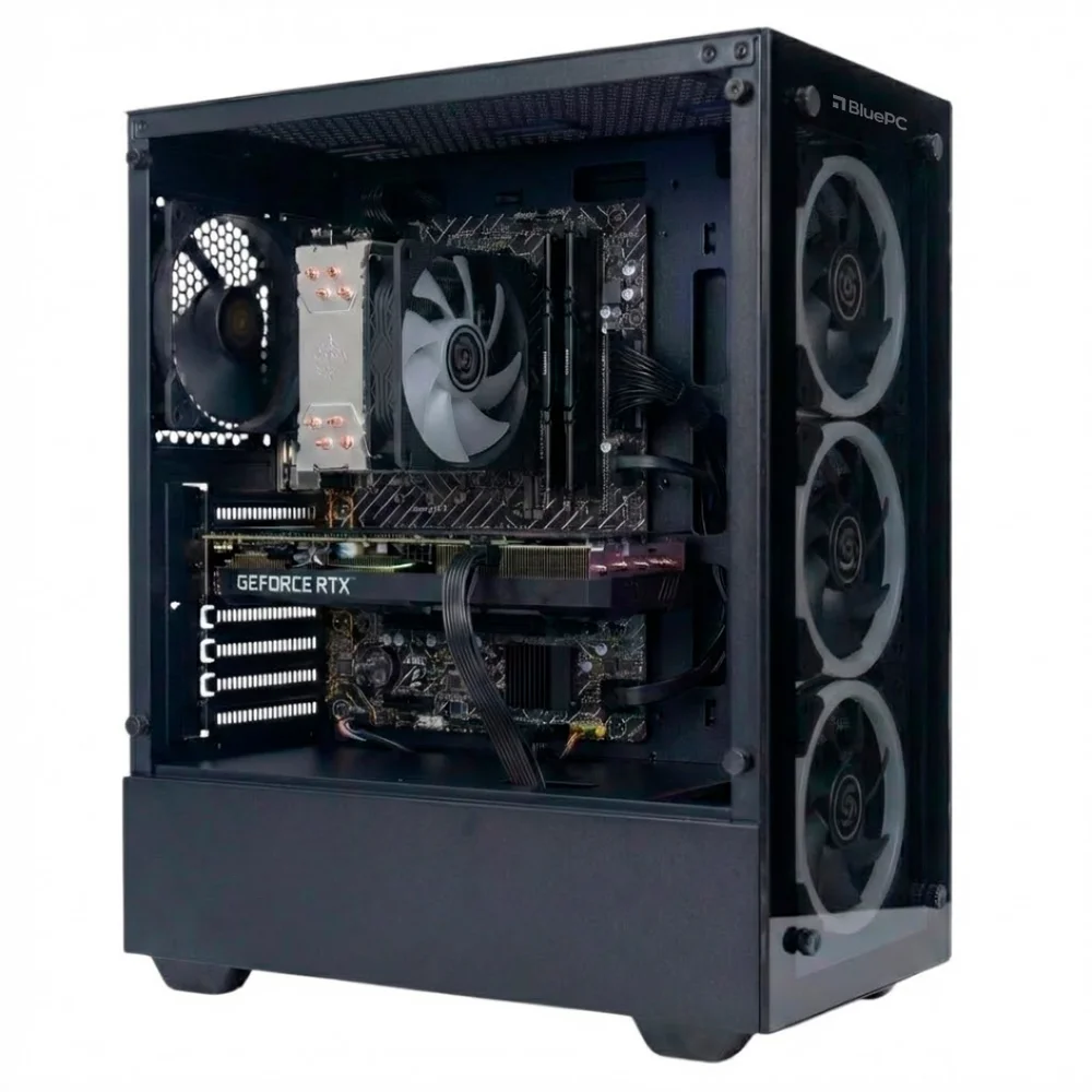 Imagem 3 de 4 do produto PC Gamer Ludic By Bluepc - Amd Ryzen 5 5500, Geforce RTX 5060 8GB Gddr7, 16gb Ddr4, SSD 512gb M.2 Nvme, Fonte 600w 80 Plus - Pgbp-1003lud