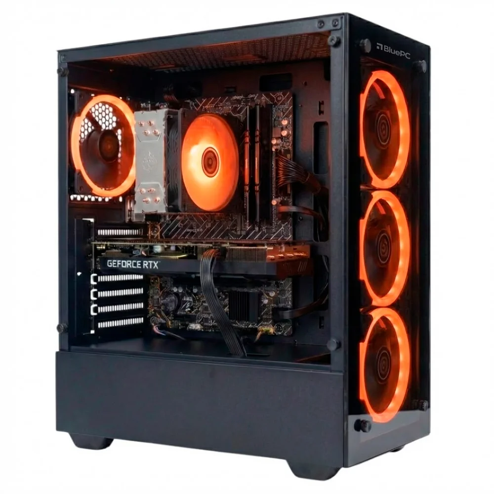 Imagem 4 de 4 do produto PC Gamer Ludic By Bluepc - Amd Ryzen 5 5500, Geforce RTX 5060 8GB Gddr7, 16gb Ddr4, SSD 512gb M.2 Nvme, Fonte 600w 80 Plus - Pgbp-1003lud