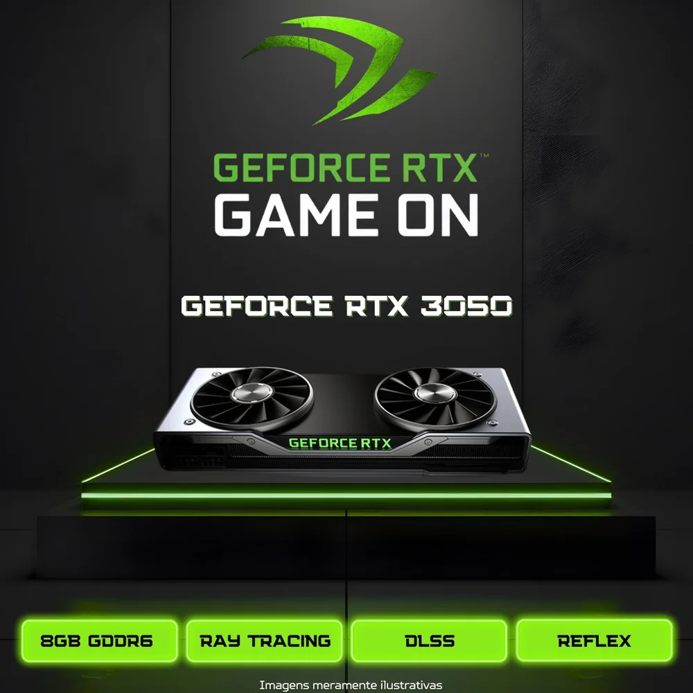 Imagem 2 de 5 do produto PC Gamer Ludic By Bluepc - Amd Ryzen 5 5500, Geforce RTX 3050 8GB, 16gb Ddr4, SSD 512gb M.2 Nvme, Fonte 600w 80 Plus - Pgbp-1001lud