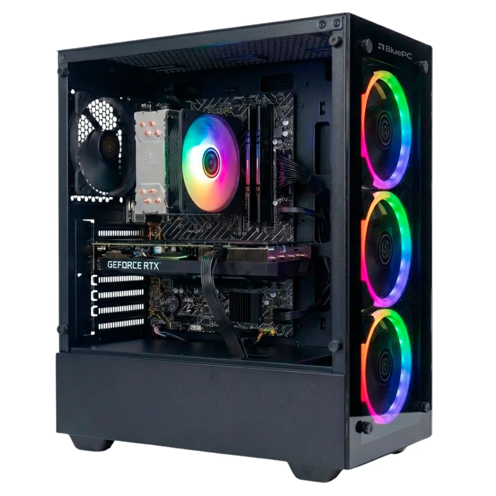 PC Gamer Ludic By Balão.info - Amd Ryzen 5 5500, Geforce RTX 3060 12gb, 16gb Ddr4, SSD 512gb M.2 Nvme, Fonte 600w 80 Plus - Pgbp-1002lud