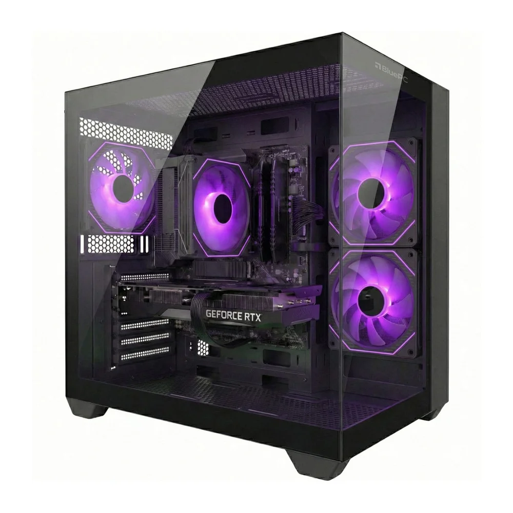 Imagem 3 de 4 do produto PC Gamer Ludic By Bluepc - Amd Ryzen 7 5700x, Geforce RTX 5060 8GB Gddr7, 16gb Ddr4, SSD 512gb M.2 Nvme, Fonte 600w 80 Plus - Pgbp-1217lud