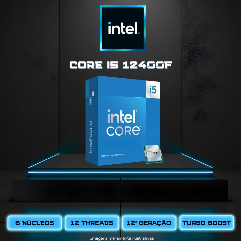 PC Gamer Ludic By Bluepc - Intel Core i5 12400f, Geforce RTX 3050 8GB, 16gb Ram, SSD 1TB, Fonte 600w 80 Plus - Pgbp-1032lud - view 2