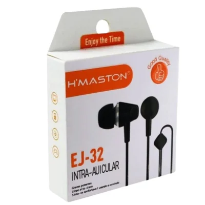Fone De Ouvido C/fio Hmaston Ej-32