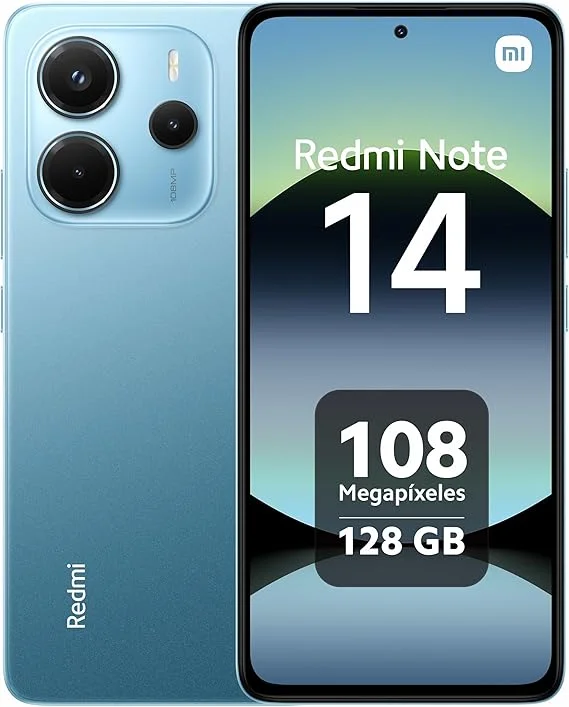 Smartphone Xiaomi Redmi Note 14 128GB 6gb Azul. Smartphone Xiaomi Redmi Note 14 128GB 6gb Azul.