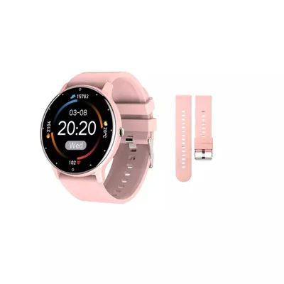 Smartwatch Peje Zw02 Pro A Prova D´água AmeLED Pulseira Extra - Rosa