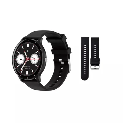 Smartwatch Peje Zw02 Pro A Prova D´água AmeLED Pulseira Extra - Preto