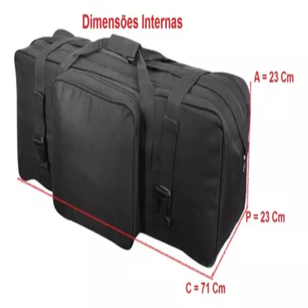 Imagem 2 de 5 do produto Bolsa Greika Pkb072 Para Kit Estúdio/equipamento Fotográfico