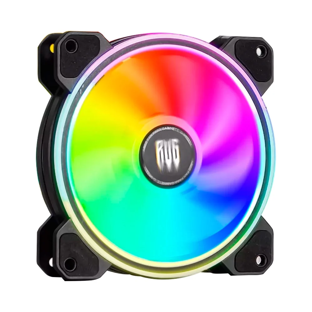 Kit 3 Fans LED ARGB Cooler Com Hub Controlador e Controle Para Computador Knup KP-VR333K 7