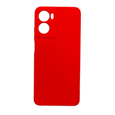 Capa Capinha Compatível Com Motorola Moto G05 Tela 6.7 Silicone Aveludada Premium Cor:vermelho
