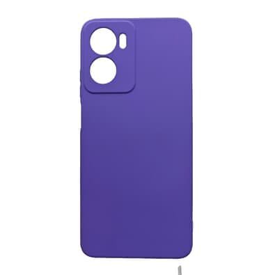Capa Capinha Compatível Com Motorola Moto G05 Tela 6.7 Silicone Aveludada Premium Cor:lilas