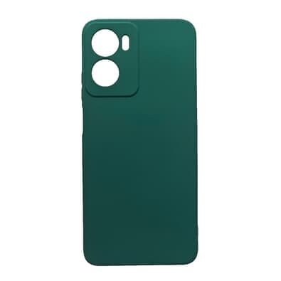 Capa Capinha Compatível Com Motorola Moto G05 Tela 6.7 Silicone Aveludada Premium Cor:verde Escuro