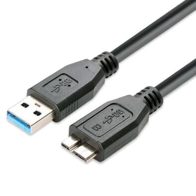 Cabo Para Hd Externo Usb Micro B 3.0 5gbps 3 Metros Compatível Com Samsung Seagate Toshiba Western Digital