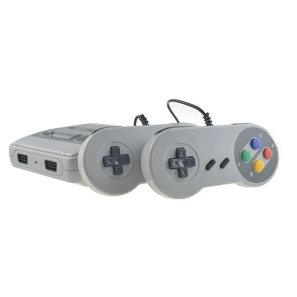 Imagem 3 de 4 do produto Mini Console Super Mini Sfc Retrô 620 Jogos Clássicos 8 Bits Com 2 Controles – Plug & Play Bivolt