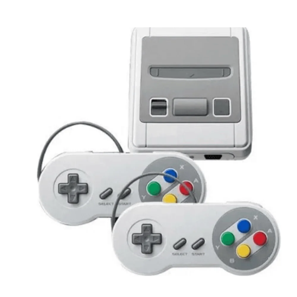Imagem 4 de 4 do produto Mini Console Super Mini Sfc Retrô 620 Jogos Clássicos 8 Bits Com 2 Controles – Plug & Play Bivolt