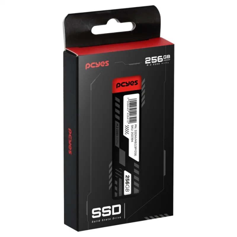 Imagem 5 de 5 do produto SSD PCyes M.2 2280 Nvme PCie 3.0x4 256gb - Leitura 2019mb Gravacao 1052mb/s - SSDNVMEg3py256