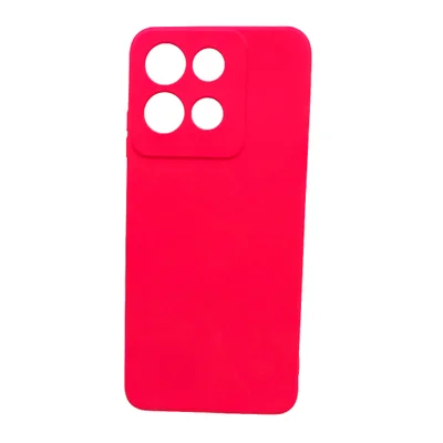 Capa Capinha Compatível Com Motorola Moto G15 Tela 6.7 Silicone Aveludada Premium Cor:pink