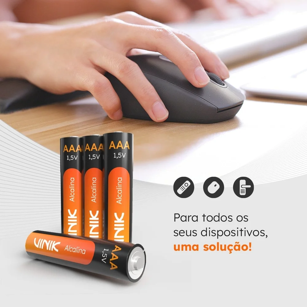 Pilha Alcalina Aaa C/2 1.5v - Vp3ab2a