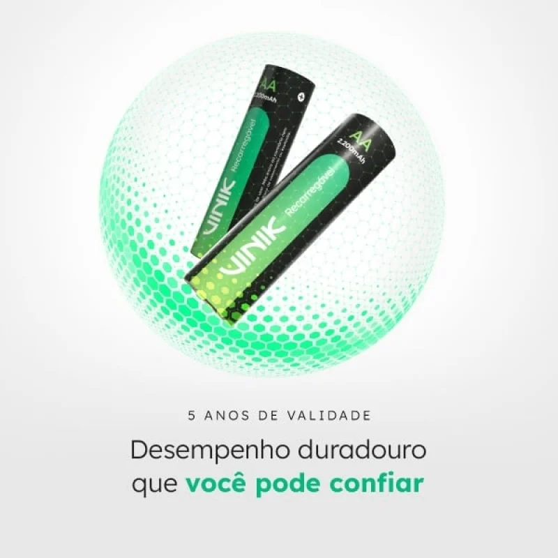 Pilha Recarregável Aa C/4 - 2200mah 1.2v - Vp2ab4r Pilha Recarregável Aa C/4 - 2200mah 1.2v - Vp2ab4r