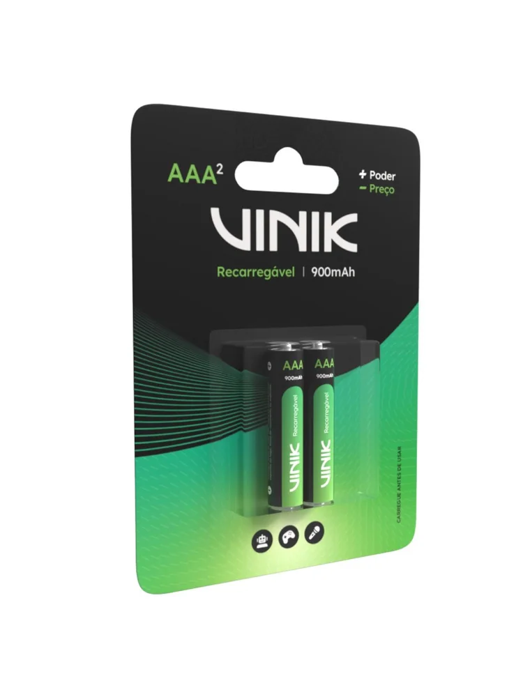Imagem 5 de 5 do produto Pilha Recarregável Aaa C/2 - 900mah 1.2v - Vp3ab2r