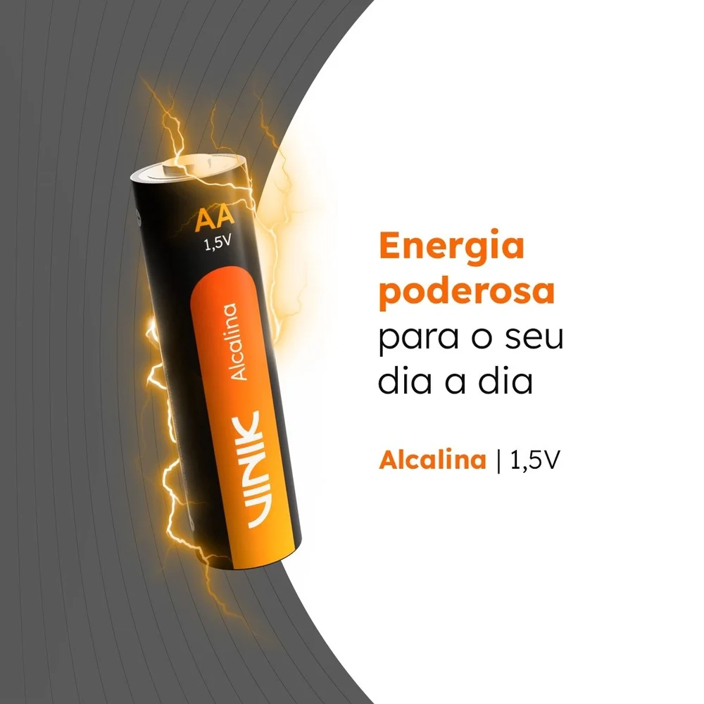 Pilha Alcalina Aa C/2 1.5v - Vp2ab2a