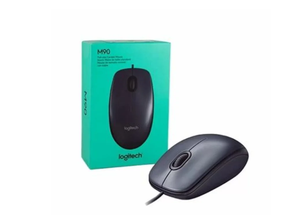 Imagem 4 de 4 do produto Mouse Usb Logitech M90 Preto