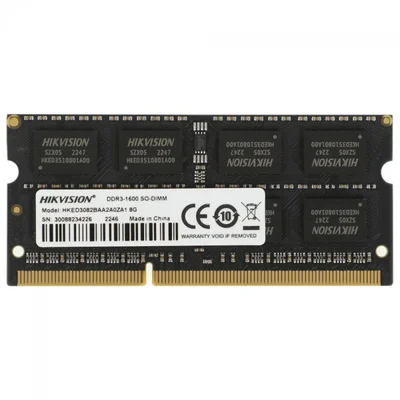 Memoria P/ Notebook Hikvision 8GB Ddr3 1600mhz So-dimm Hked3082baa2a0za1