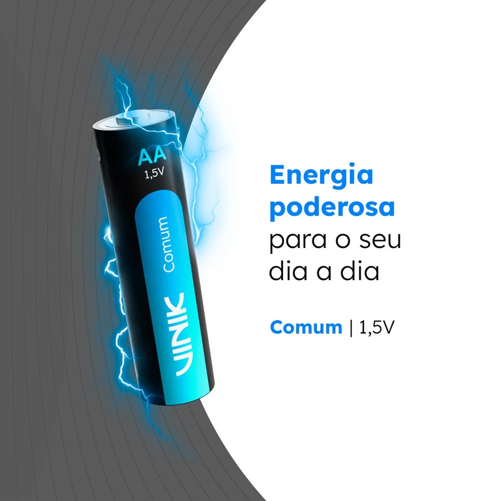 Imagem 3 de 5 do produto Pilha Comum Aa C/4 1.5v - Vp2ab4c