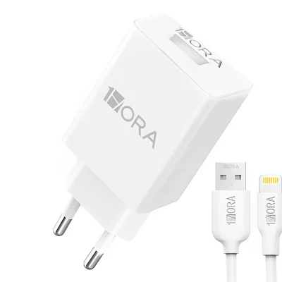 Carregador 5v 2.4a 12w + Cabo  Dados Usb-lightning 1m Vq-t05