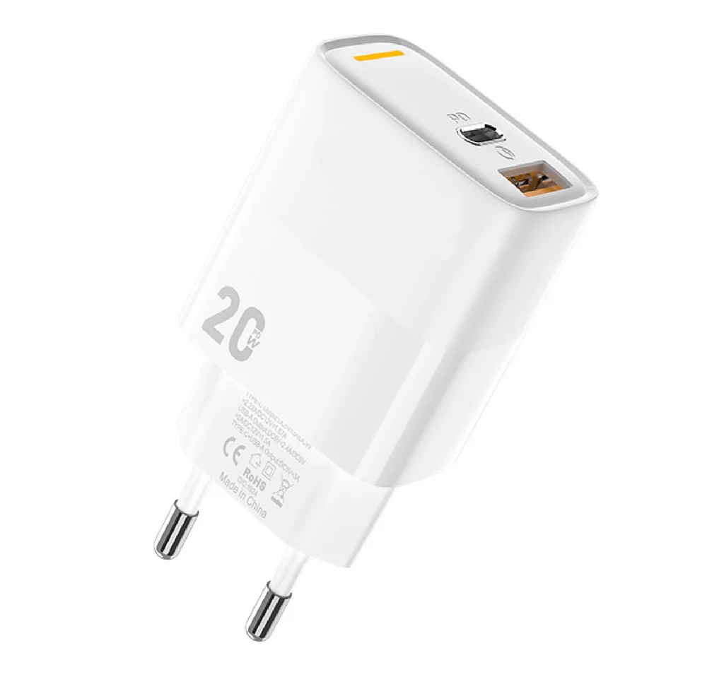 Imagem 1 de 2 do produto Carregador 1 Saida Usb + 1 Saida Type-c Pd20w  Xml-192