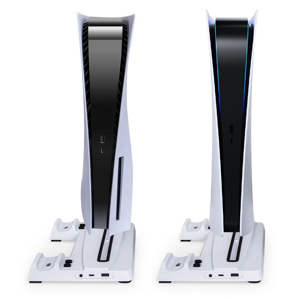 Imagem 5 de 5 do produto Base Suporte Ps5 Com Resfriador Carregador De Controle Oivo