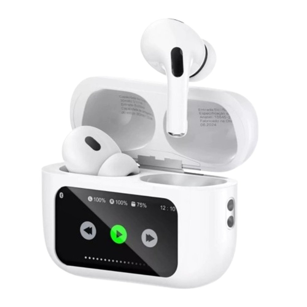 Fone De Ouvido Bluetooth Tws Tela Touch Para Samsung A55